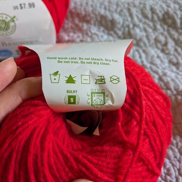 Loops and Threads Eco Brights in red - Picture 2 of 2